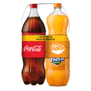 Refrigerante Coca-Cola + Fanta Laranja