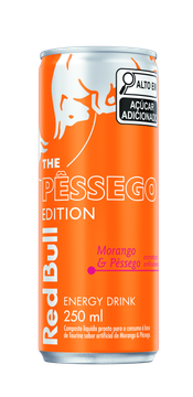Energético Morango e Pêssego Red Bull Edition