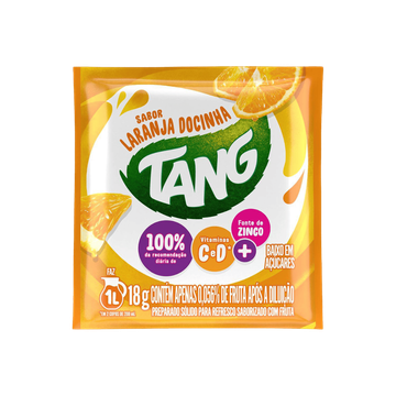 Refresco em Pó Laranja Docinha Tang