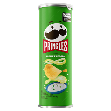 Batata Chips sabor Creme e Cebola Pringles
