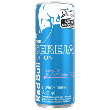 Energético sabor cereja e frutas silvestre Red Bull