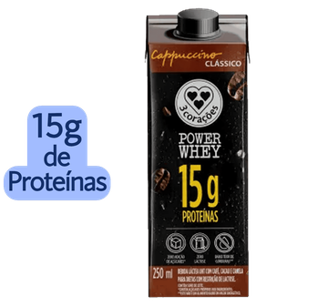 Cappuccino Pronto Classic Power Whey 3 Corações