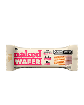 Naked Bites - wafer leite em pó c/ chocolate branco