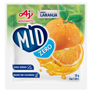 Refresco Mid zero laranja