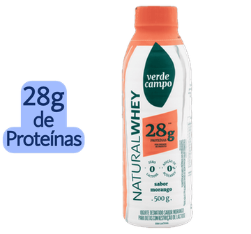 Iogurte Whey Morango Verde Campo