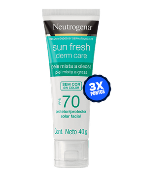 Protetor Solar Neutrogena Sun Fresh Pele Oleosa FPS70