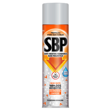 Inseticida aerossol ação magnética base água SBP