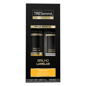Kit Shampoo + Condicionador Tresemmé Brilho Lamelar Preço Especial