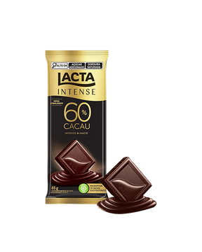 Chocolate Lacta Intense Amargo 60% Cacau Original