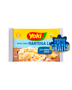 Pipoca Premium Manteiga Yoki