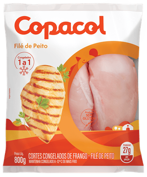Filé de Peito de Frango Metades IQF Copacol