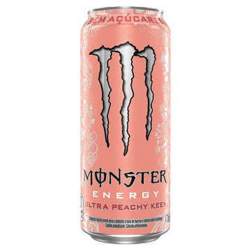 Energético Ultra Peachy Keen Zero Açúcar Monster Lata