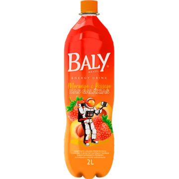 Energético Baly Morango e Pêssego