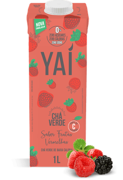 Chá Verde Yaí Frutas Vermelhas Zero Açúcar