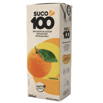 Suco Integral Suco100 de Laranja