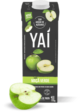 Suco Yaí de Maçã-Verde Zero Açúcar Caixa