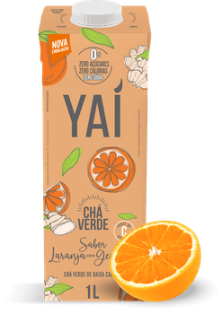 Chá Verde Yaí Laranja com Gengibre