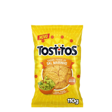Salgadinho de Milho Toque de Sal Marinho Tostitos