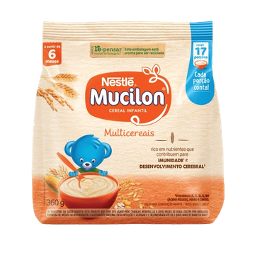 Cereal Infantil Mucilon Multicereais