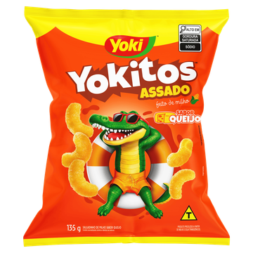 Salgadinho de Milho Lua Queijo Yoki Yokitos
