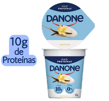 Iogurte Danone com proteína baunilha