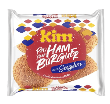 Pão de Hamburguer com Gergelim 4 unid. 200g