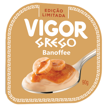 Iogurte grego banoffee Vigor