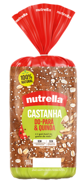 Pão Nutrella Castanha do Pará e Quinoa