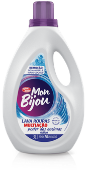 Sabão líquido Mon Bijou multiação action azul