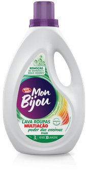 Sabão líquido Mon Bijou multiação fresh