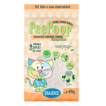 Areia de Mandioca Fina 100% Biodegradável PeePoop