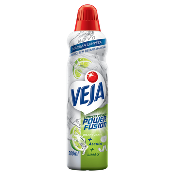 Limpador Limpeza Pesada Bicarbonato com Álcool Limão Veja Power Fusion