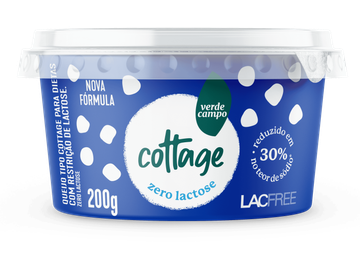 Queijo Cottage sem Lactose Verde Campo
