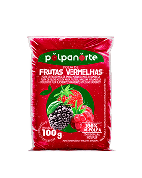 Frutas Vermelhas Congelada Polpanorte