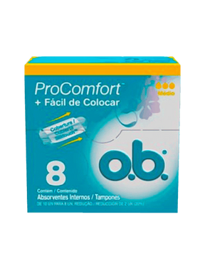 Absorvente Interno O.B. Médio Procomfort