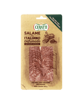 Salame Tipo Italiano Defumado Fatiado Ceratti