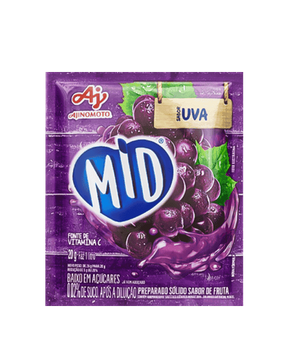 Refresco em Pó Uva Mid