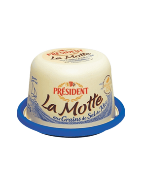 Manteiga com Sal La Motte com Grãos President