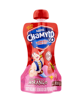 Iogurte Parcialmente Desnatado Morango Chamyto