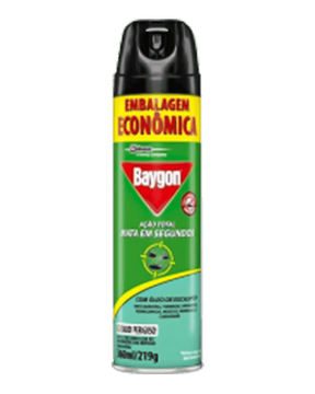 Inseticida aerosol ação total Baygon SC Johnson 360ml/219g